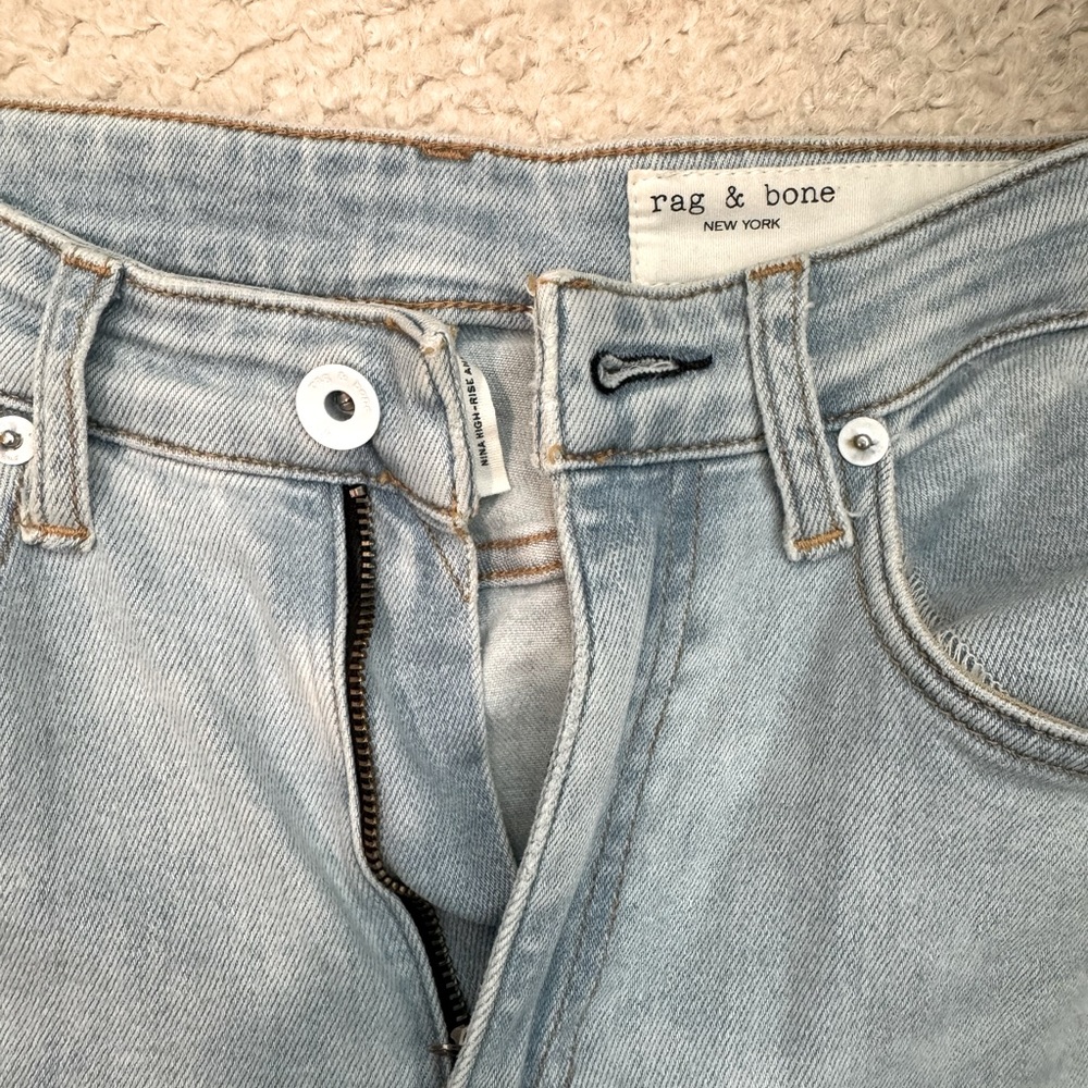 Rag & Bone Nina High-Rise Ankle Skinny Jeans